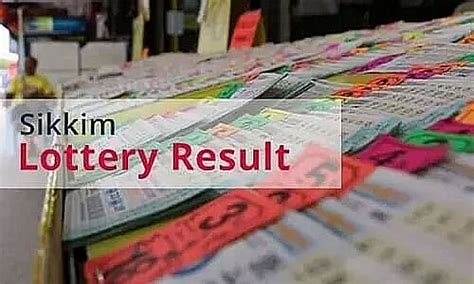 sikkim lottery result 8pm|Sikkim State Lotteries.